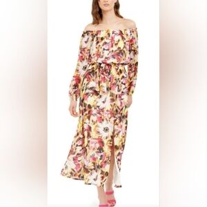 🎃🦇INC International Concepts Floral Long Sleeve Maxi Dress. NWOT